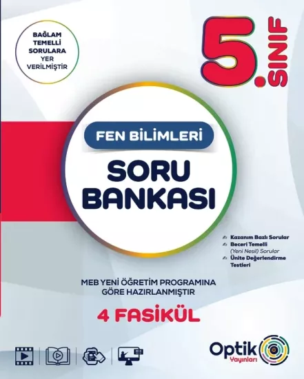 5. Sınıf Fen Bilimleri Soru Bankası Optik Yayınları