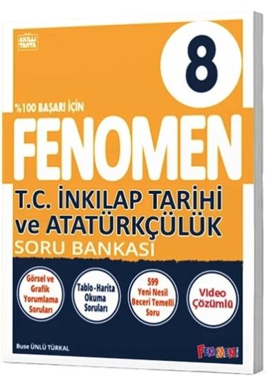 Fenomen Kitap 8. Sınıf T.C. İnkılap Tarihi ve Atatürkçülük Soru Bankası