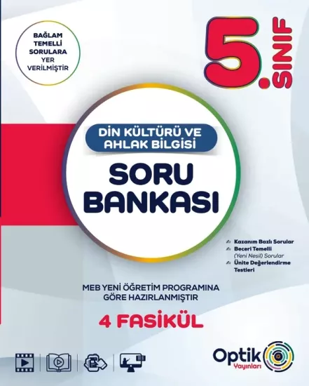 5. Sınıf Din Kültürü ve Ahlak Bilgisi Soru Bankası Optik Yayınları