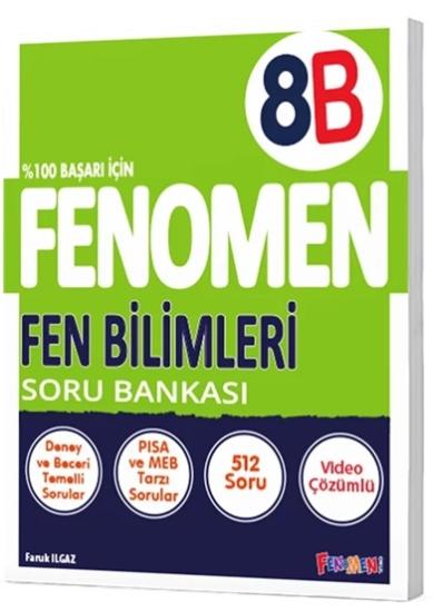 Fenomen Kitap 8. Sınıf Fen Bilimleri B Soru Bankası