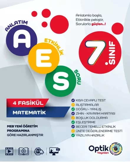 7. Sınıf Matematik AES Optik Yayınları