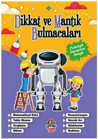 Dikkat ve Mantık Bulmacaları - Mor Kitap