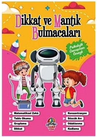 Dikkat ve Mantık Bulmacaları - Pembe Kitap