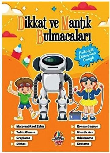 Dikkat ve Mantık Bulmacaları - Turuncu Kitap