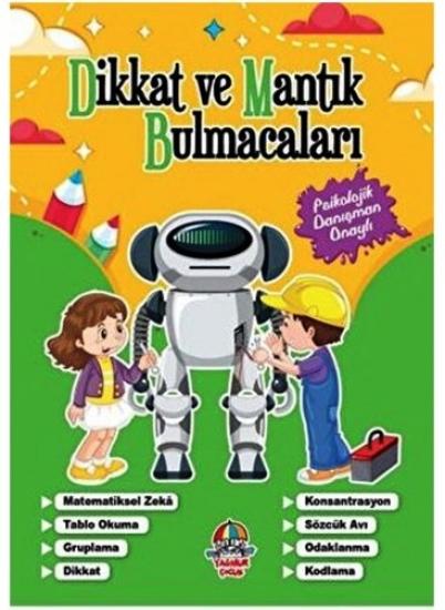 Dikkat ve Mantık Bulmacaları - Yeşil Kitap