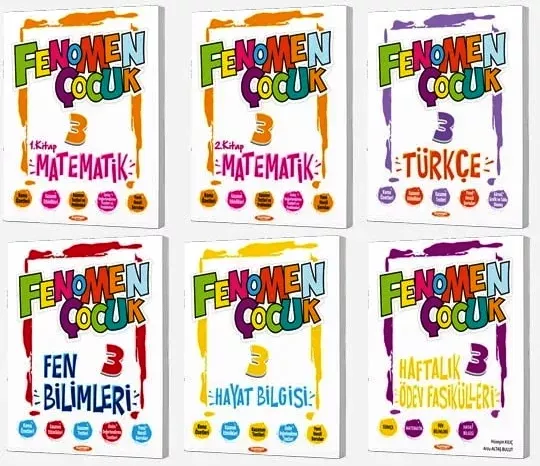 3. Sınıf 6’lı Set Fenomen Çocuk Yayınları