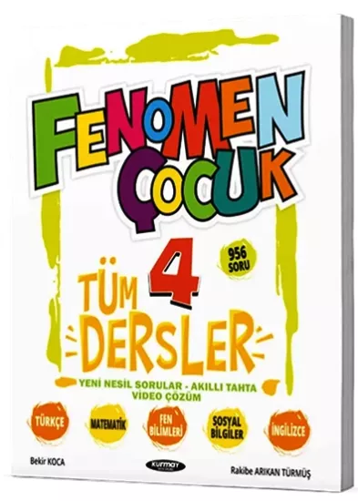 4. Sınıf Tüm Dersler Yeni Nesil Soru Bankası Fenomen Çocuk