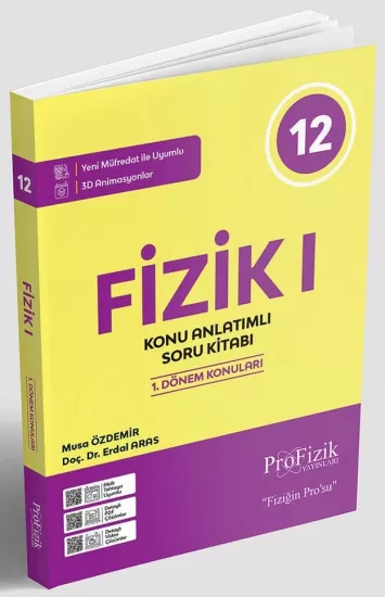 12. Sınıf Fizik Konu Anlatımlı Soru Kitabı 1 ProFizik Yayınları