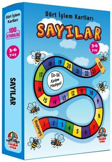 Dört İşlem Kartları - Sayılar