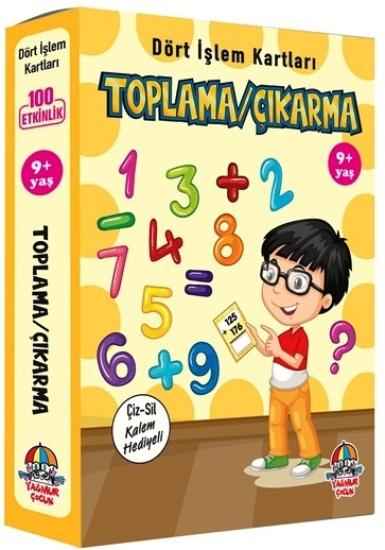 Dört İşlem Kartları - Toplama/Çıkarma 9+ Yaş