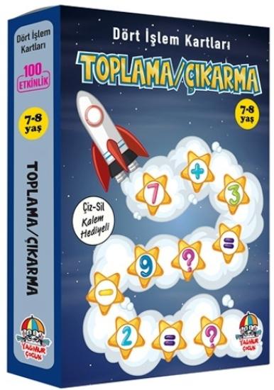 Dört İşlem Kartları - Toplama/Çıkarma 7-8 Yaş