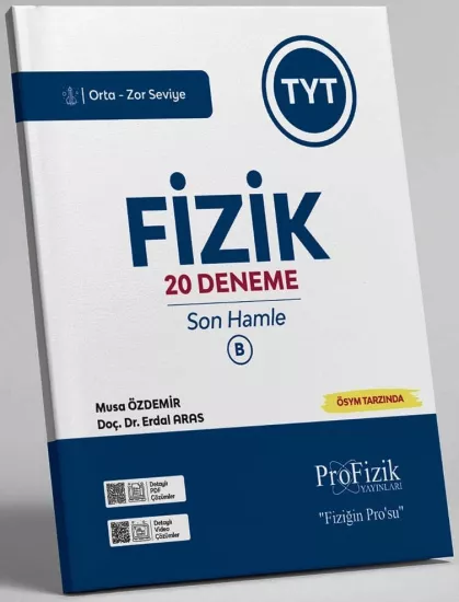 Tyt Fizik Son Hamle 20 Deneme B ProFizik Yayınları