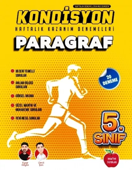 5. Sınıf Paragraf Kondisyon Haftalık Kazanım Denemeleri Newton Yayınları 
