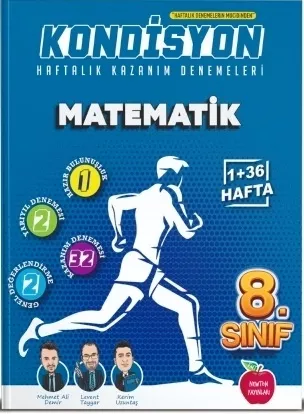 8. Sınıf Matematik Kondisyon Haftalık Kazanım Denemeleri Newton Yayınları 
