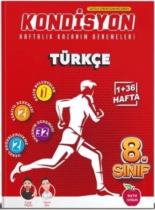 8. Sınıf Türkçe Kondisyon Haftalık Kazanım Denemeleri Newton Yayınları 
